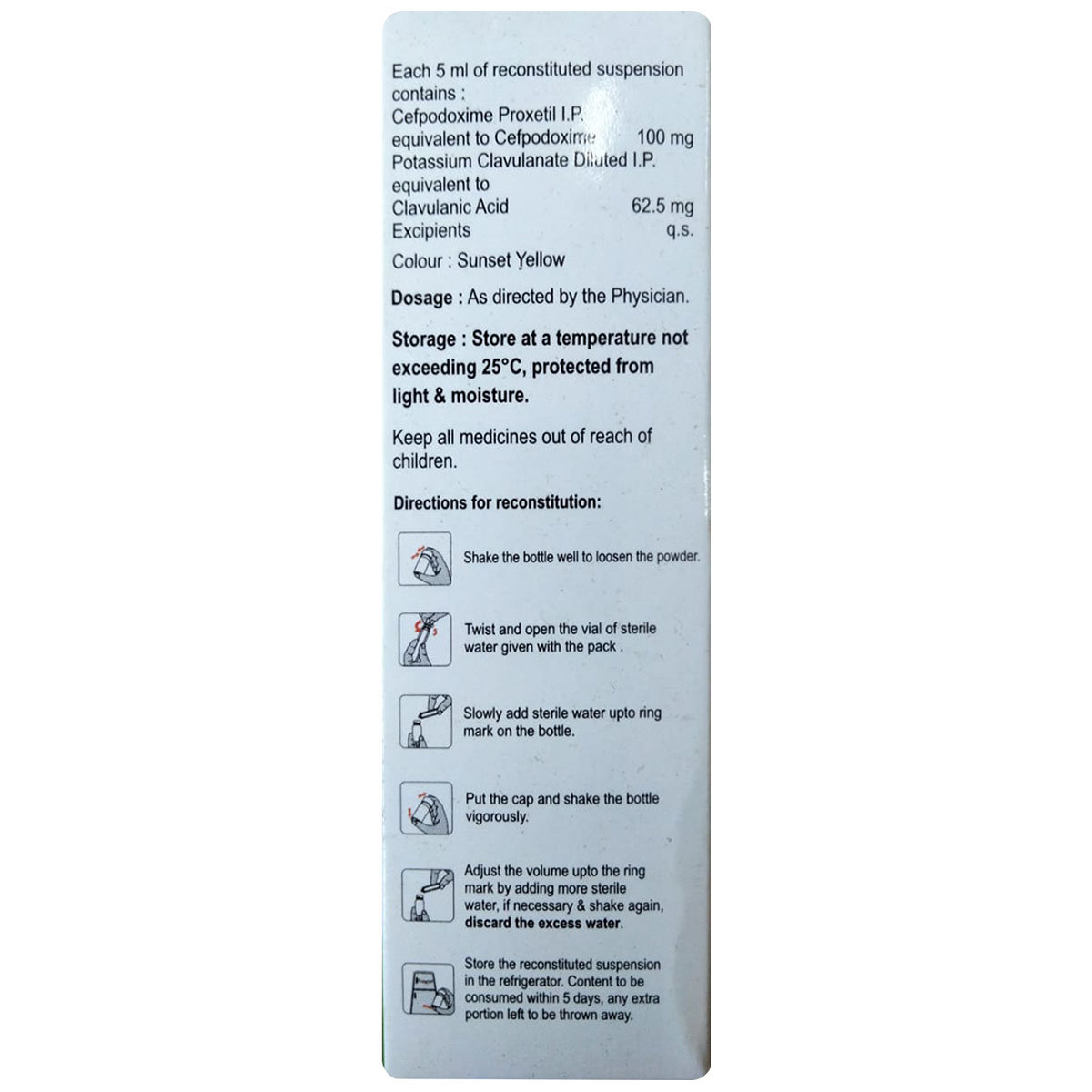 Xtum-O 100 Paediatric Dry Syrup 30 ml, Pack of 1 SYRUP Xtum-O 100 Paediatric Dry Syrup 30 ml, Pack of 1 SYRUP