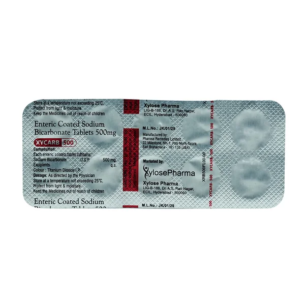 Xycarb 500 mg Tablet 10's