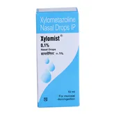 Xylomist 0.1% Nasal Drops 10 ml, Pack of 1 DROPS