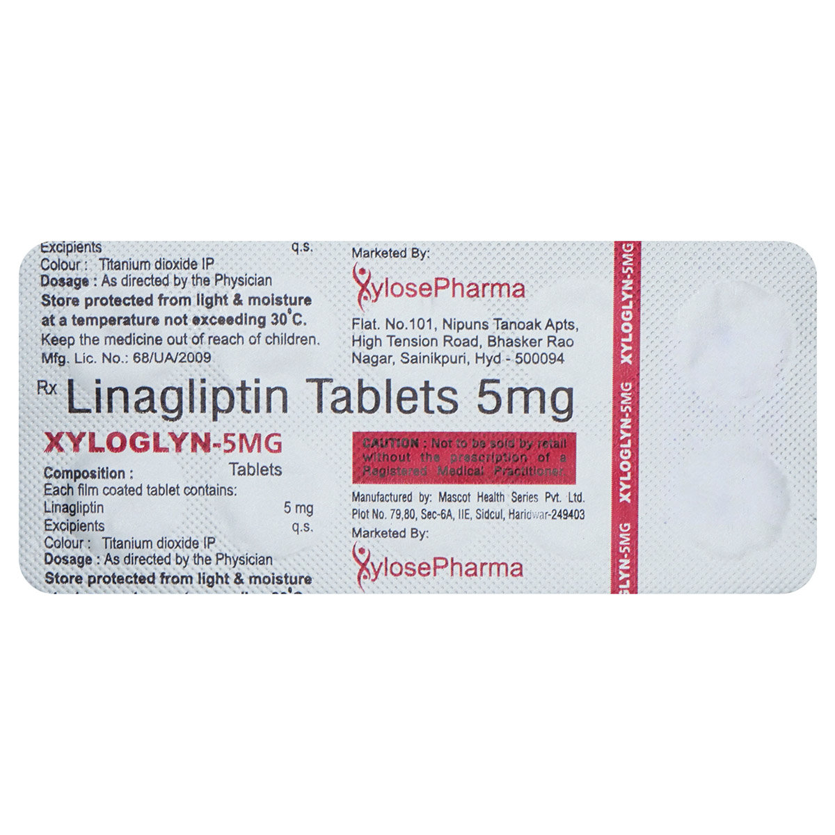 Xyloglyn 5 mg Tablet 10's, Pack of 10 TabletS Xyloglyn 5 mg Tablet 10's, Pack of 10 TabletS