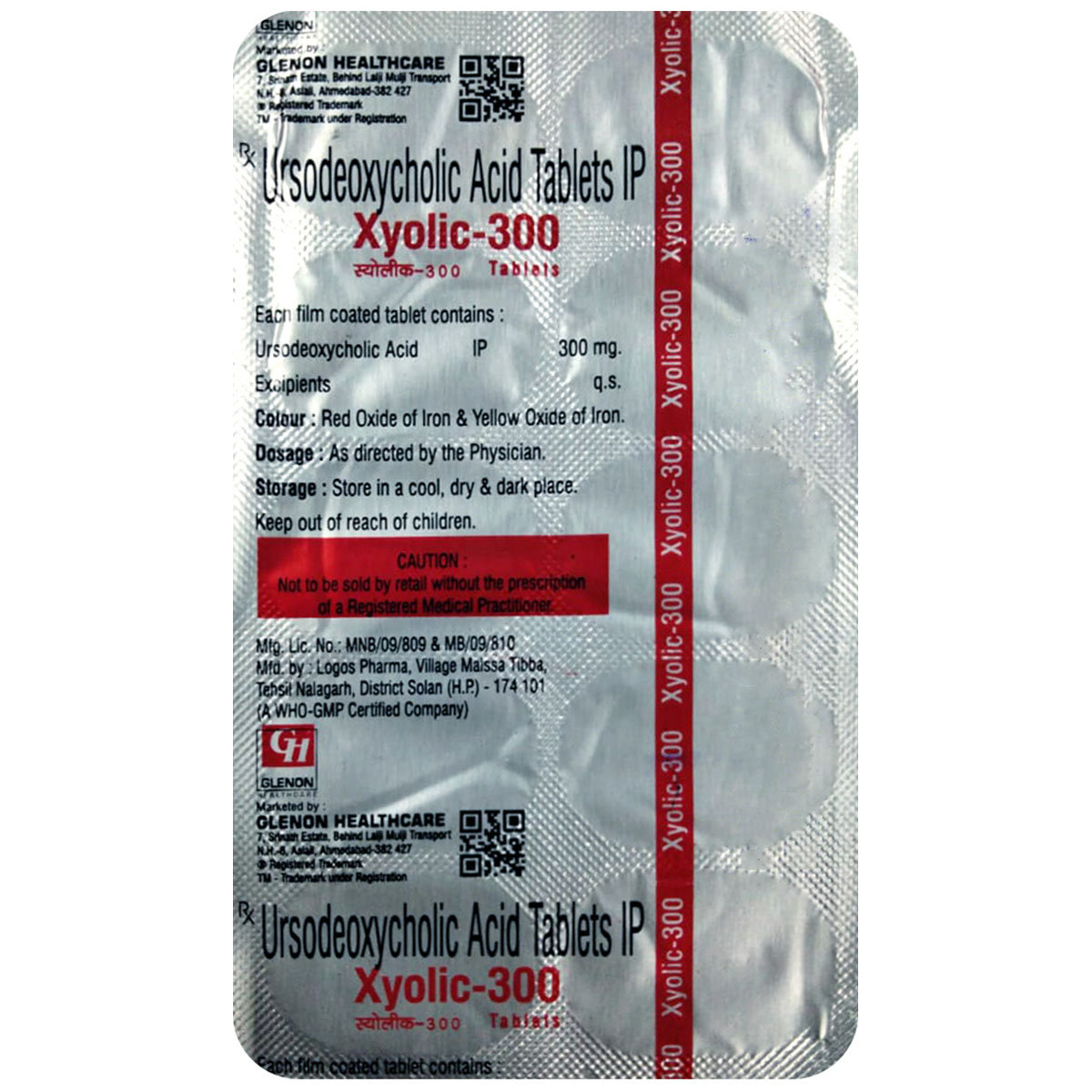 Xyolic-300 Tablet 10's, Pack of 10 TABLETS Xyolic-300 Tablet 10's, Pack of 10 TABLETS
