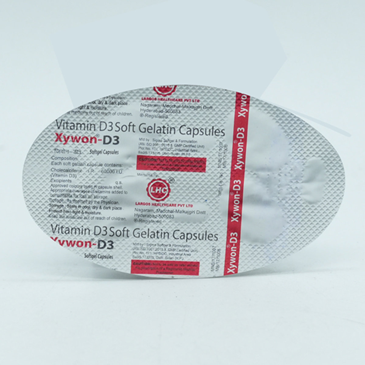 Xywon-D3 Softgel Capsule 4's, Pack of 4 SoftgelsS Xywon-D3 Softgel Capsule 4's, Pack of 4 SoftgelsS