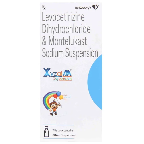 Xyzal M Suspension 60 ml, Pack of 1 Suspension