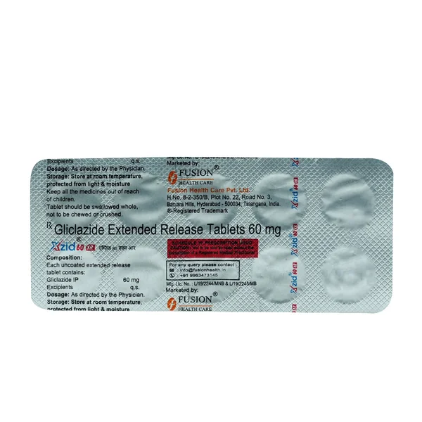 Xzid 60mg XR Tablet 10's