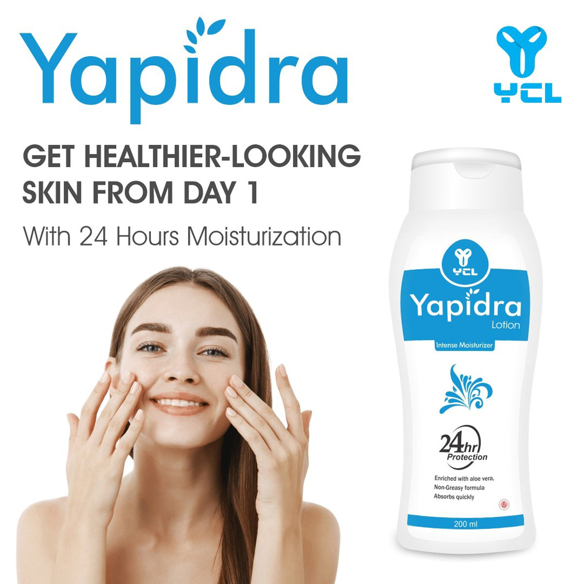 Yapidra Moisturizing Lotion 200 ml, Pack of 1 Yapidra Moisturizing Lotion 200 ml, Pack of 1