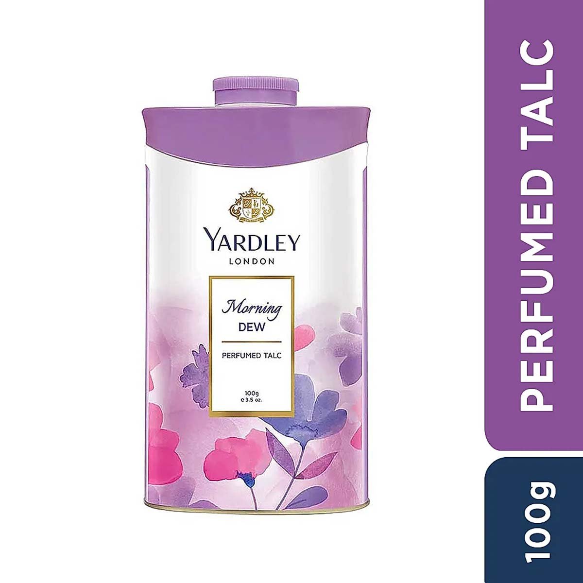 Yardley London Morning Dew Perfumed Talc Powder 100 gm | All Day Freshness | With Fragrance Of White Flower, Pack of 1 Yardley London Morning Dew Perfumed Talc Powder 100 gm | All Day Freshness | With Fragrance Of White Flower, Pack of 1