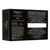 Yardley London Gentleman Classic Activated Charcoal Soap, 100 gm, Pack of 1
