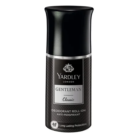 Yardley London Gentleman Classic Deodorant Roll-On for Men, 50 ml