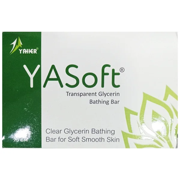 Yasoft Glycerin Bathing Bar, 75 gm, Pack of 1