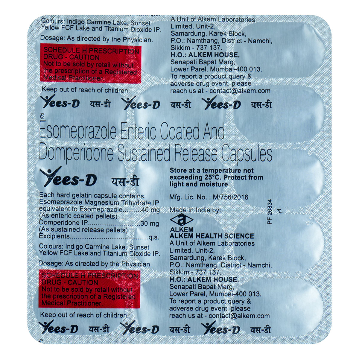 Yees-D Capsule 15's, Pack of 15 CapsuleS Yees-D Capsule 15's, Pack of 15 CapsuleS