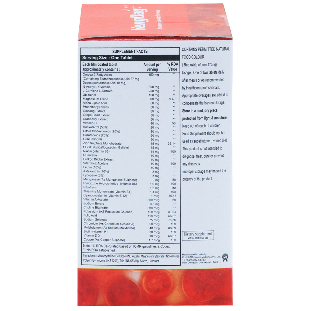 Yengday Tablet 30's, Pack of 1 Yengday Tablet 30's, Pack of 1