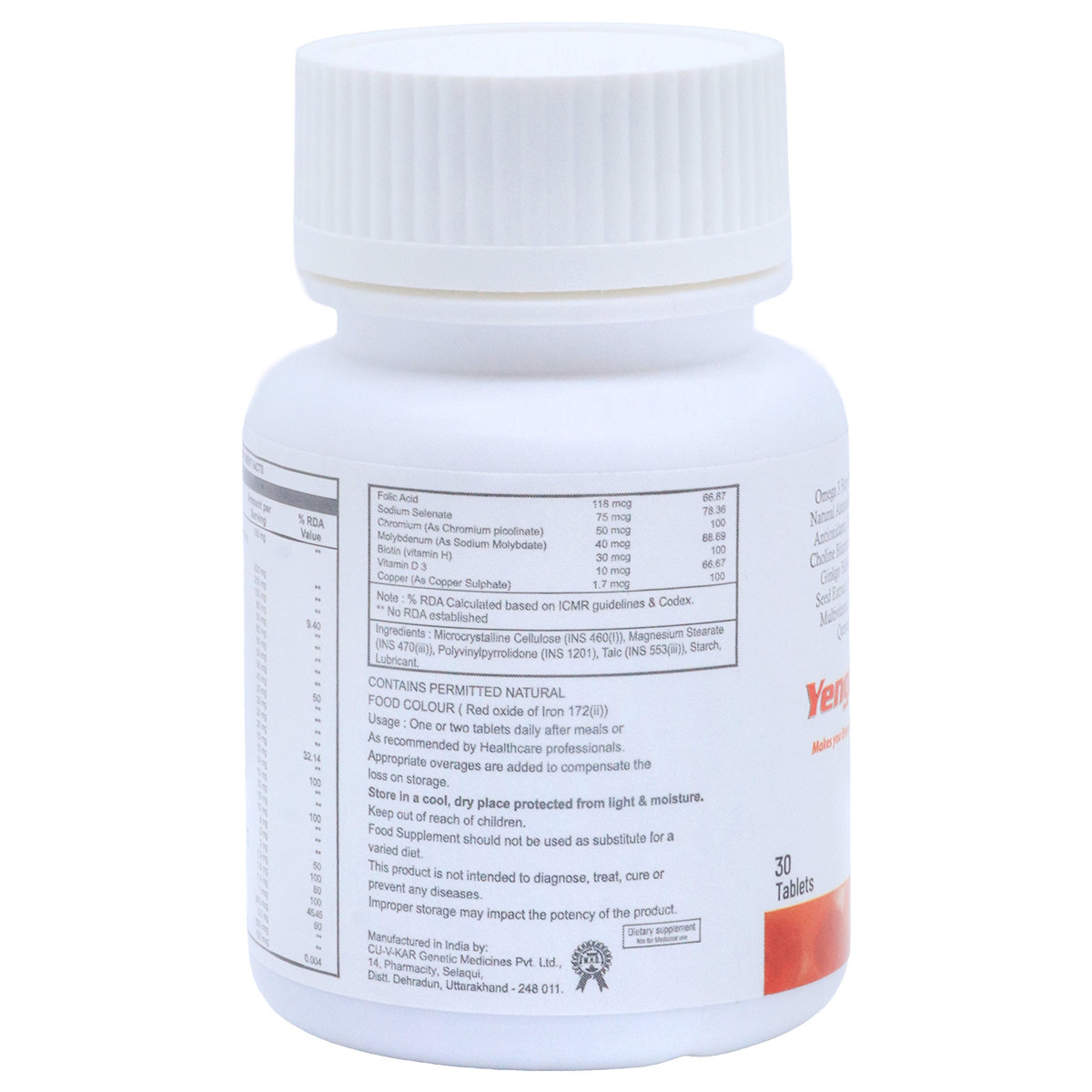 Yengday Tablet 30's, Pack of 1 Yengday Tablet 30's, Pack of 1