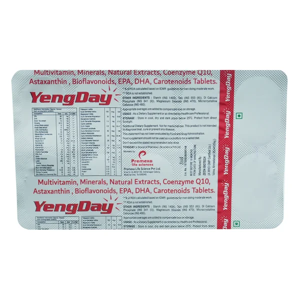 Yengday Tablet 10's, Pack of 10