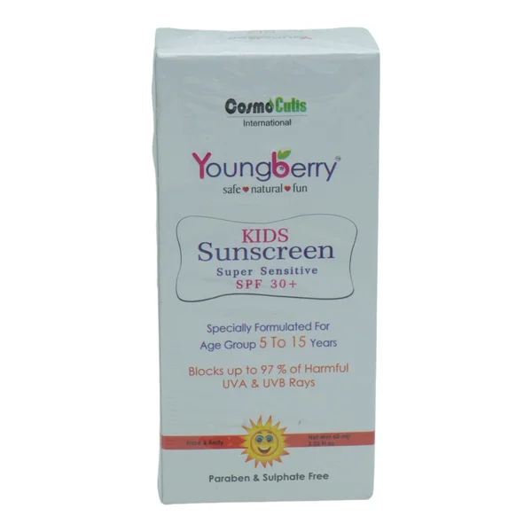 Youngbeery Kids Sunscreen Lotion 60 ml, Pack of 1