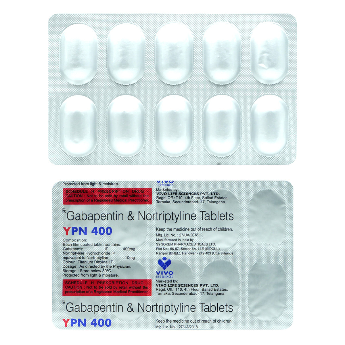 Ypn 400 Tablet 10's, Pack of 10 TABLETS Ypn 400 Tablet 10's, Pack of 10 TABLETS