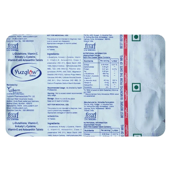 Yuzglow Capsule 10's, Pack of 10