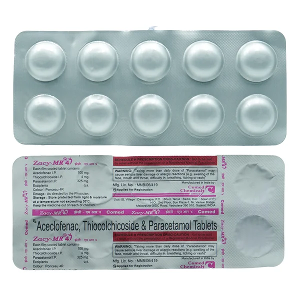 Zacy MR 4 Tablet 10's, Pack of 10 TABLETS