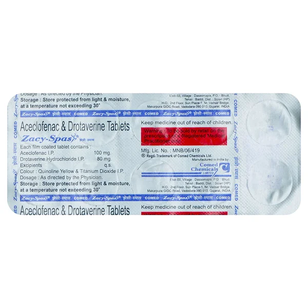 Zacy-Spas Tablet 10's