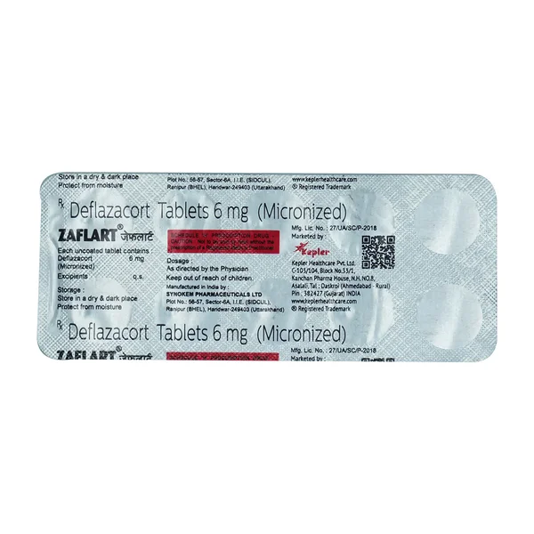 Zaflart 6 Tablet 10's