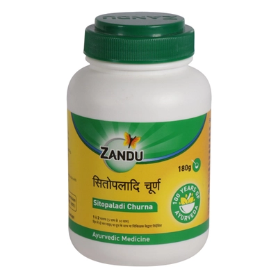 Zandu Sitopaladi Churna, 180 gm, Pack of 1