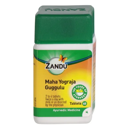 Zandu Maha Yograja Guggulu, 40 Tablets