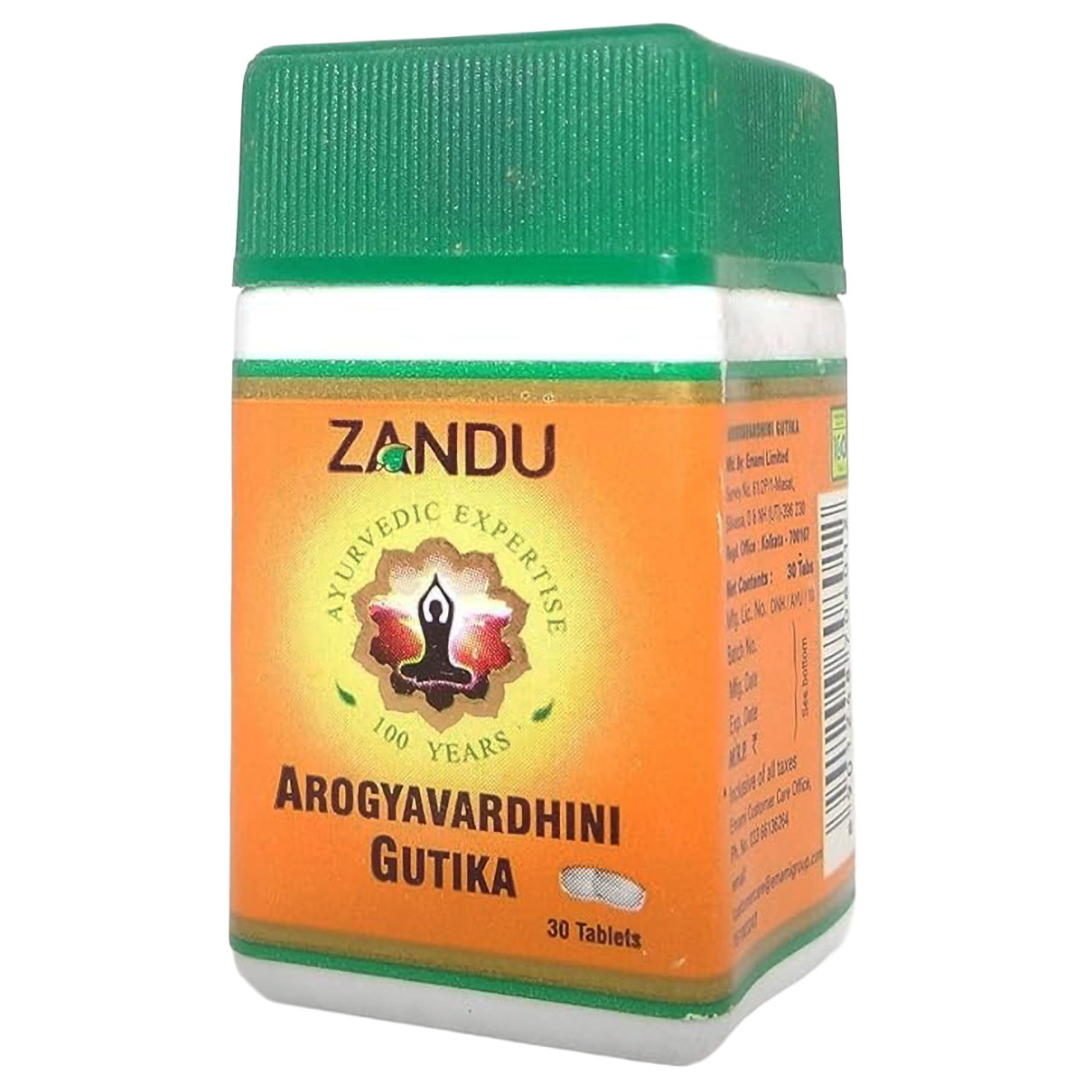 Zandu Arogyavardhini Gutika, 30 Tablets, Pack of 1 Zandu Arogyavardhini Gutika, 30 Tablets, Pack of 1