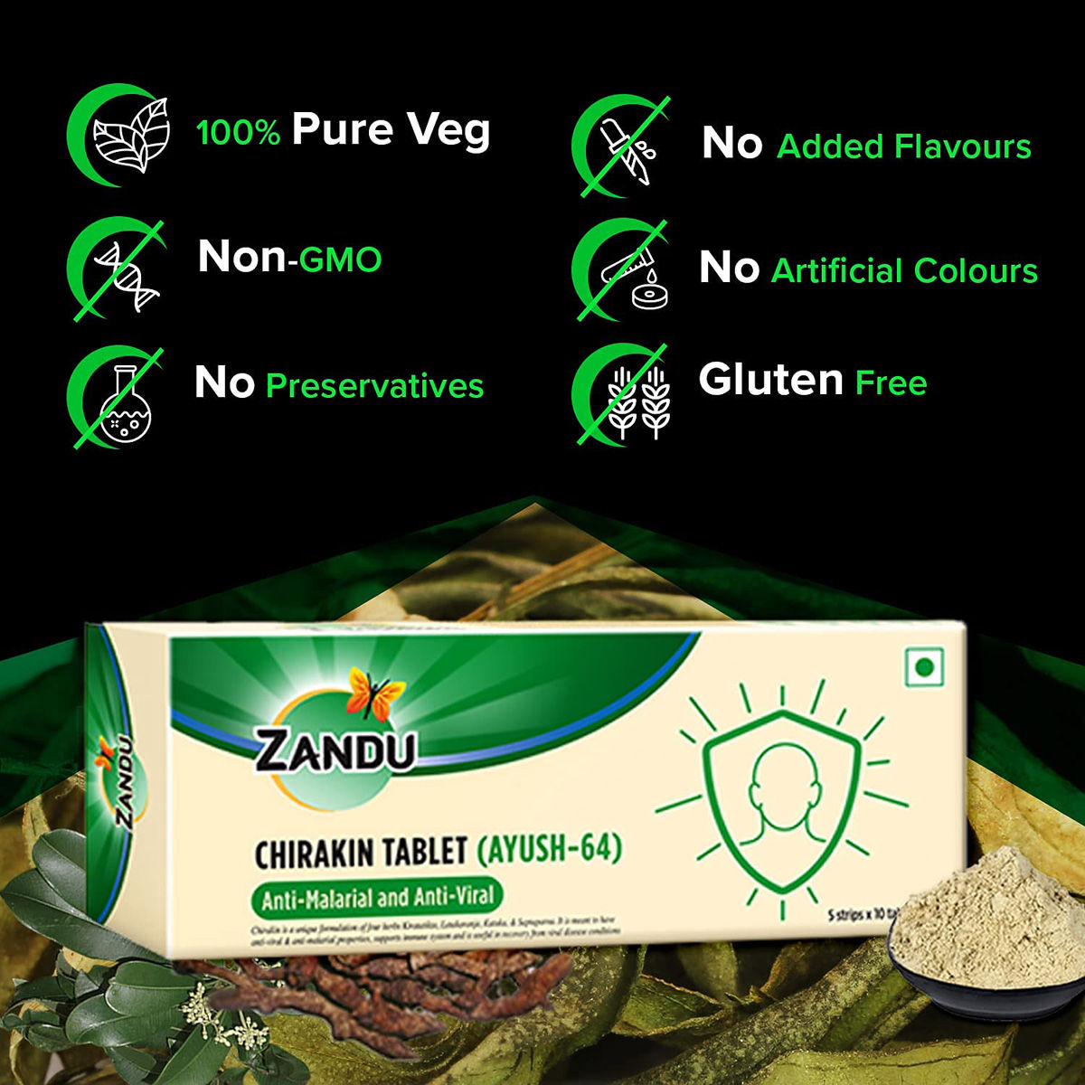 Zandu Chirakin, 10 Tablets, Pack of 10 S