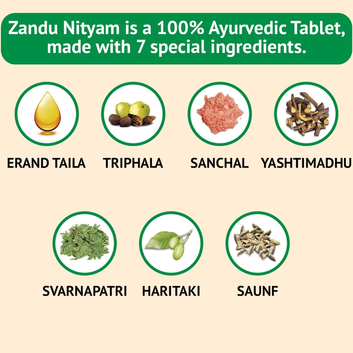 Zandu Nityam Ayurvedic Laxative, 30 Tablets, Pack of 1 Zandu Nityam Ayurvedic Laxative, 30 Tablets, Pack of 1