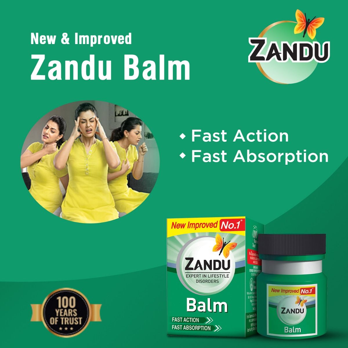 Zandu Balm, 50 ml Price, Uses, Side Effects, Composition - Apollo Pharmacy