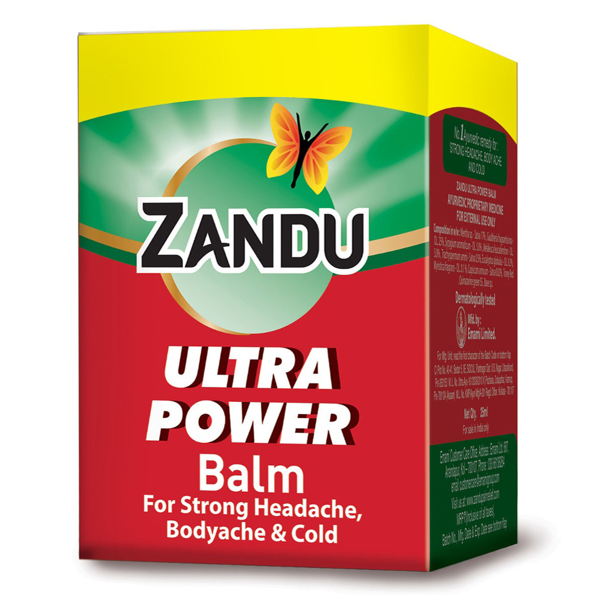 Buy Zandu Ultra Power Balm, 25 ml Online