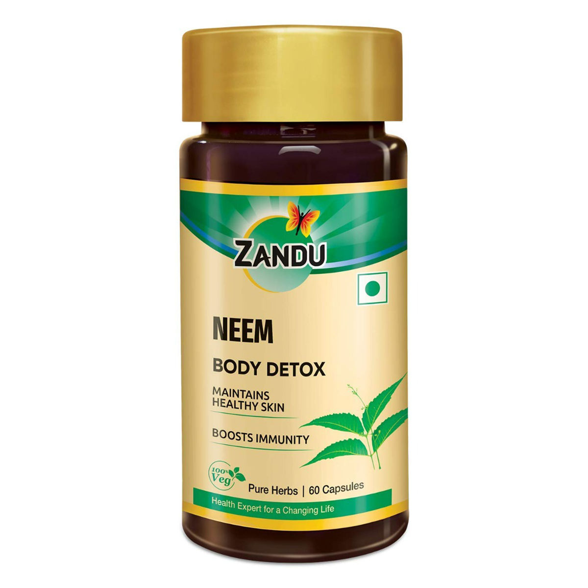 Buy Zandu Neem Body Detox, 60 Capsules Online