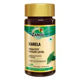 Zandu Karela Healthy Sugar Level, 60 Capsules, Pack of 1