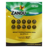 Zandu Brihat Poornachandra Rasa, 10 Tablets, Pack of 1