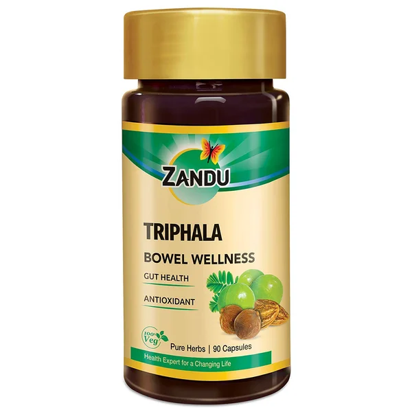 Zandu Triphala Bowel Wellness, 90 Capsules