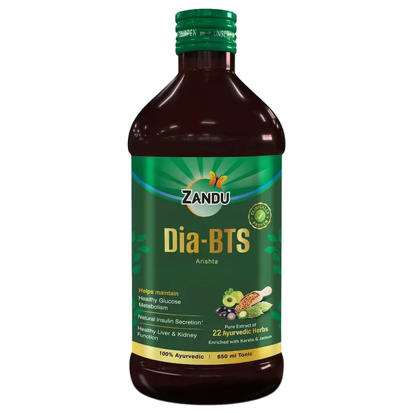 Zandu Dia-Bts Arishta Tonic, 650 ml