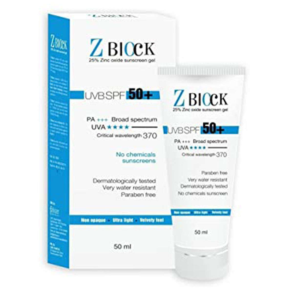 Buy Z Block Sunscreen Gel, 50 ml Online