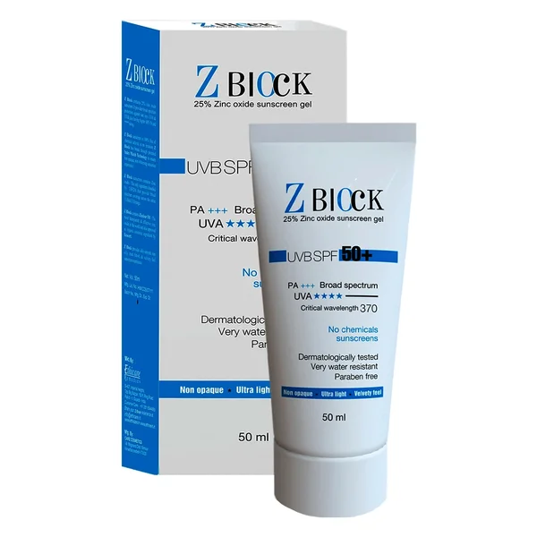 Z Block UVB Spf 50 Plus Gel 50 ml
