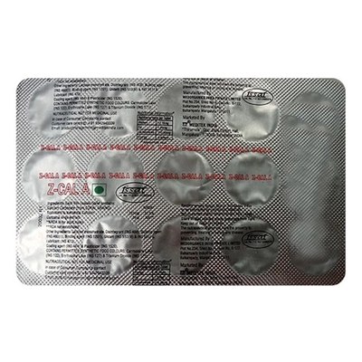 Z-Cal A Tablet 15's, Pack of 15 TabletS