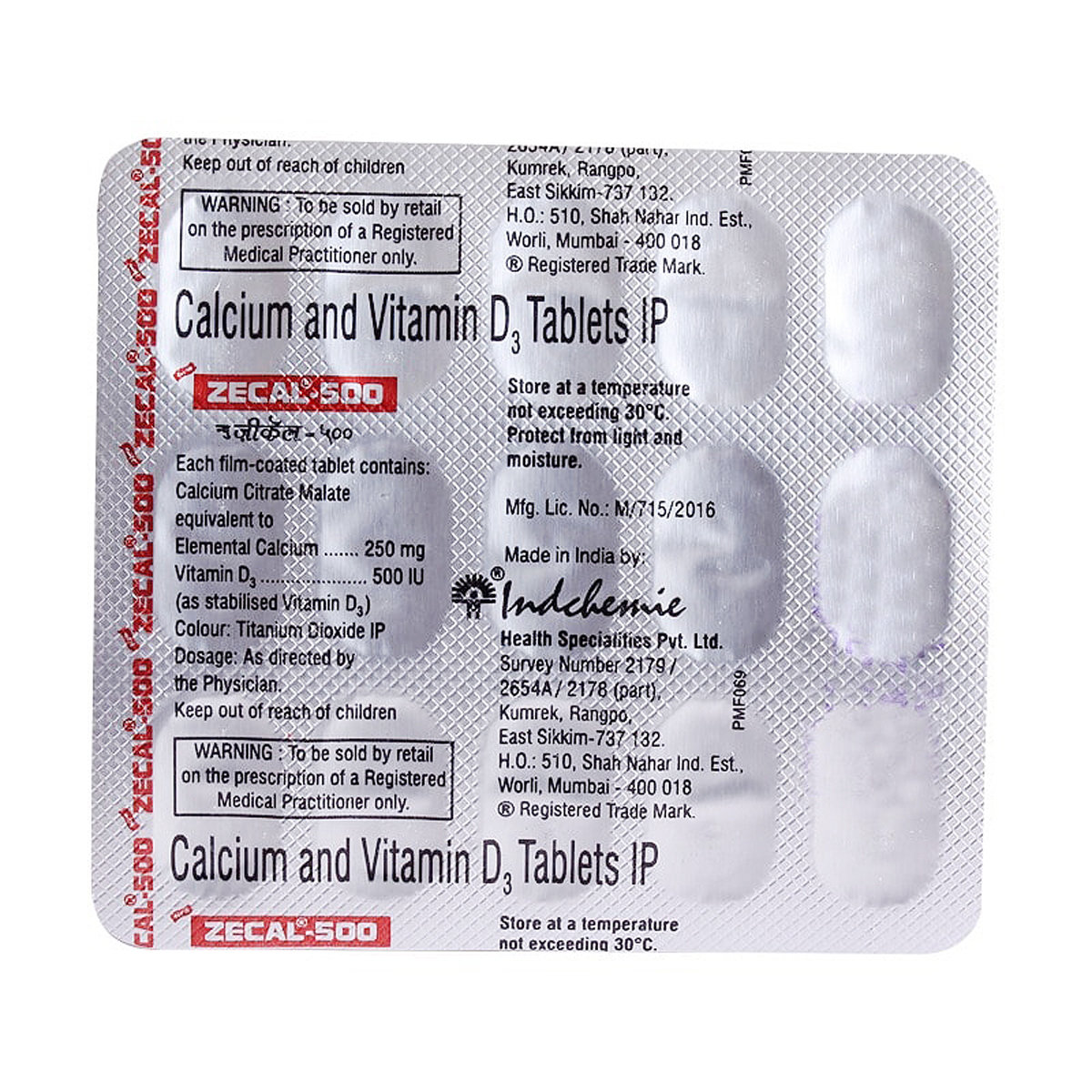 Zecal 500 Tablet 15's, Pack of 15 Zecal 500 Tablet 15's, Pack of 15