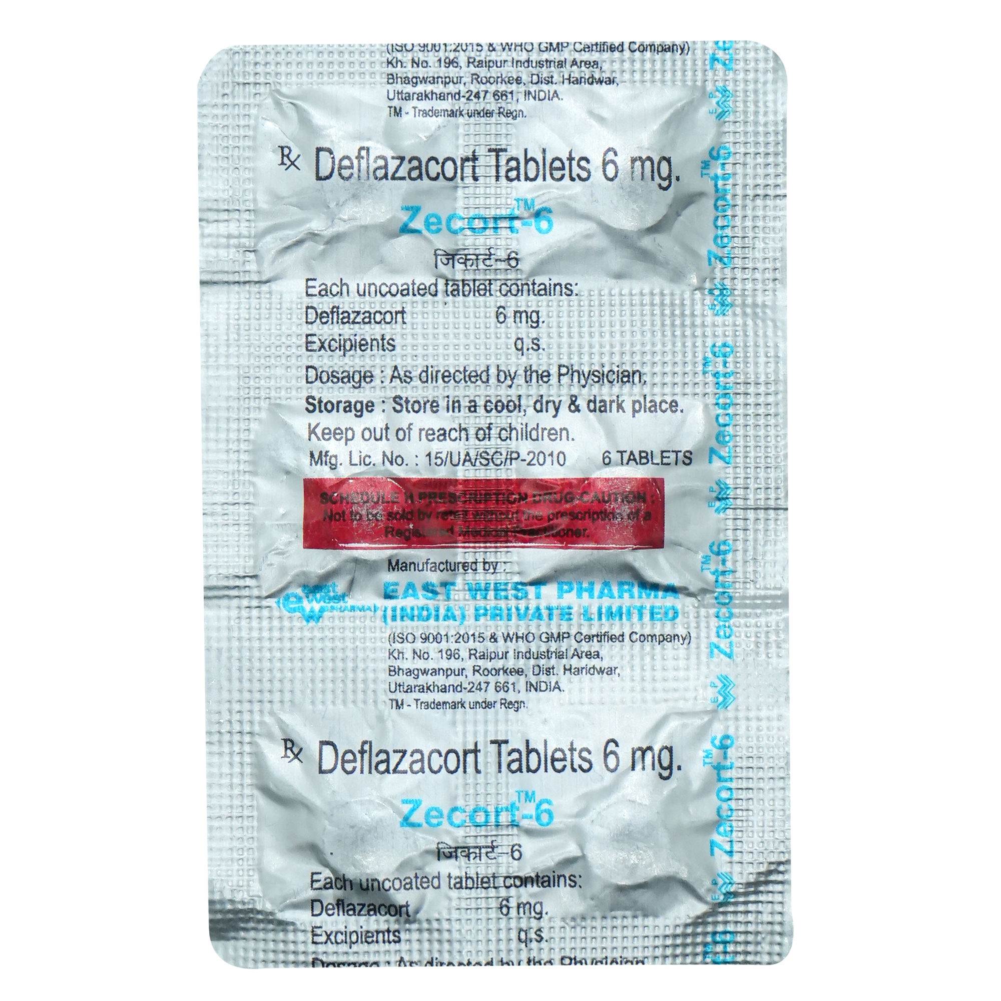 Zecort 6 mg Tablet 6's Price, Uses, Side Effects, Composition - Apollo ...