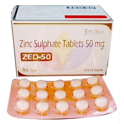 Zed-50 Tablet 15's, Pack of 15 TABLETS