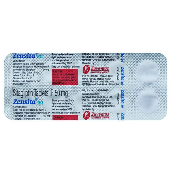 Zensita 50 Tablet 10's