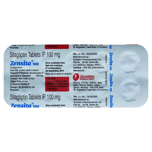 Zensita 100 Tablet 10's