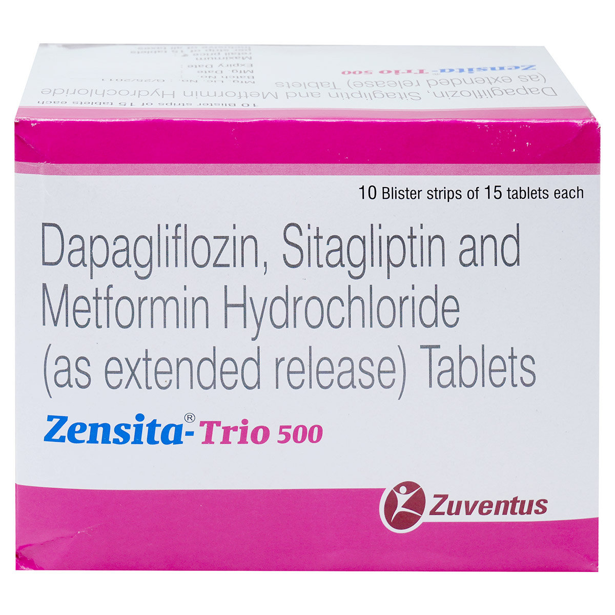 Zensita-Trio 500 Tablet 15's, Pack of 15 TabletS Zensita-Trio 500 Tablet 15's, Pack of 15 TabletS