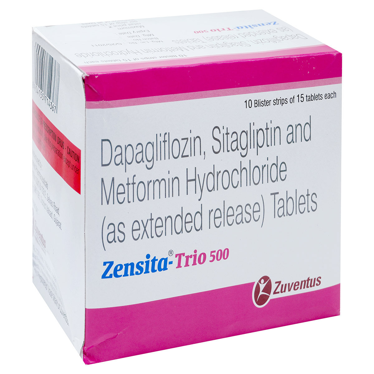 Zensita-Trio 500 Tablet 15's, Pack of 15 TabletS Zensita-Trio 500 Tablet 15's, Pack of 15 TabletS