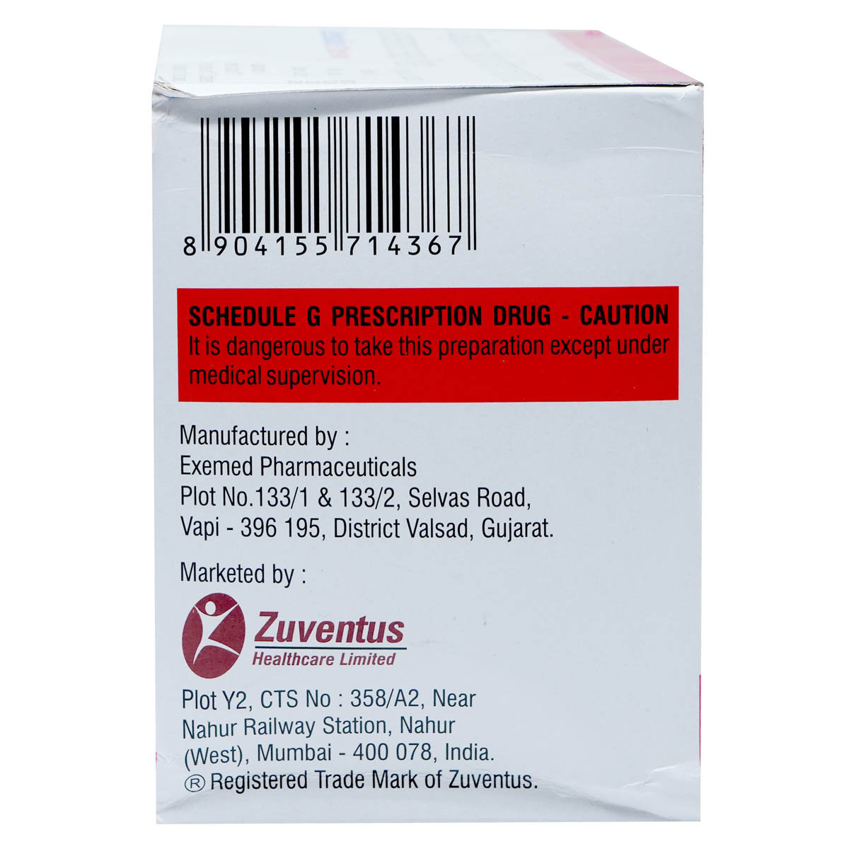 Zensita-Trio 500 Tablet 15's, Pack of 15 TabletS Zensita-Trio 500 Tablet 15's, Pack of 15 TabletS