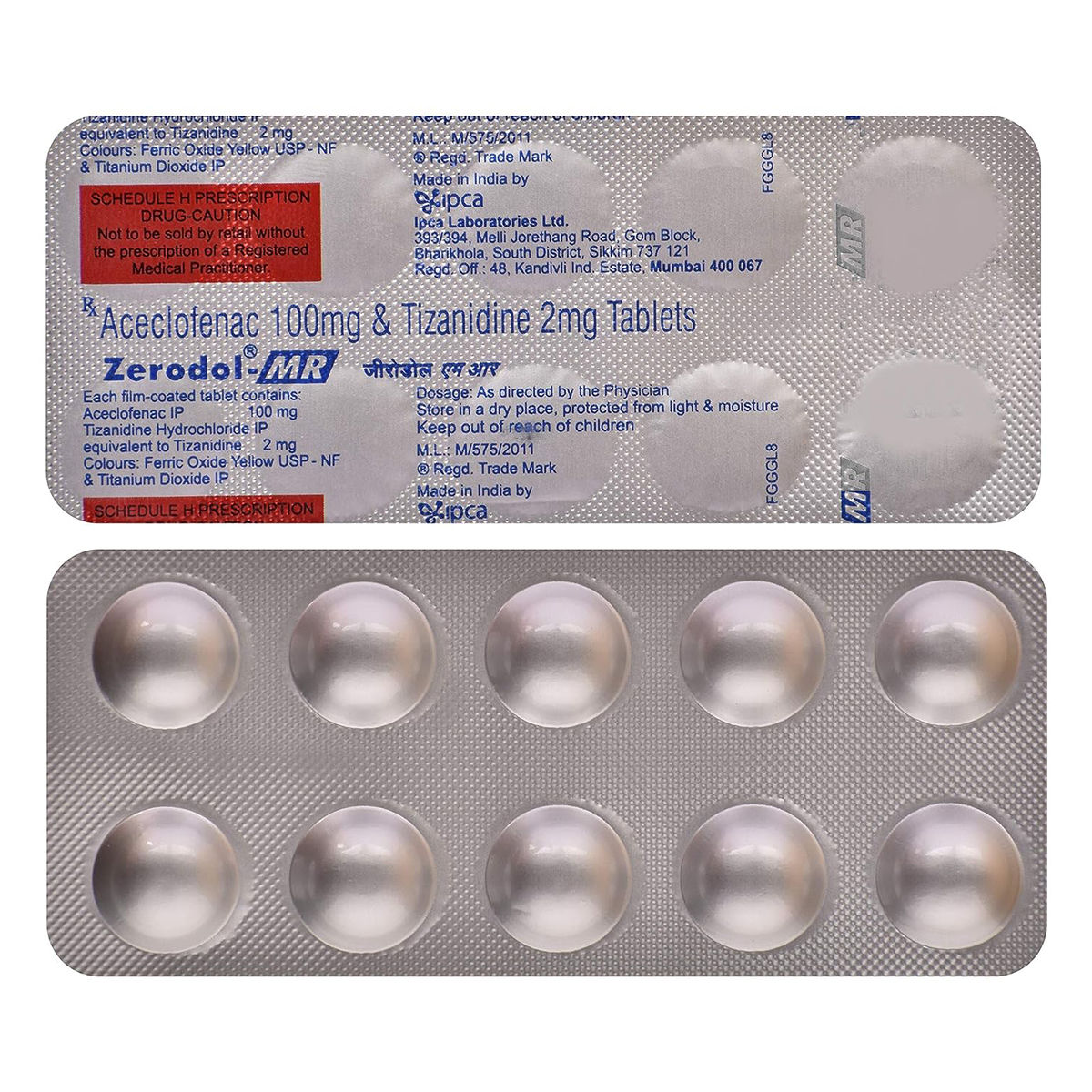 Zerodol-MR Tablet 10's, Pack of 10 TABLETS