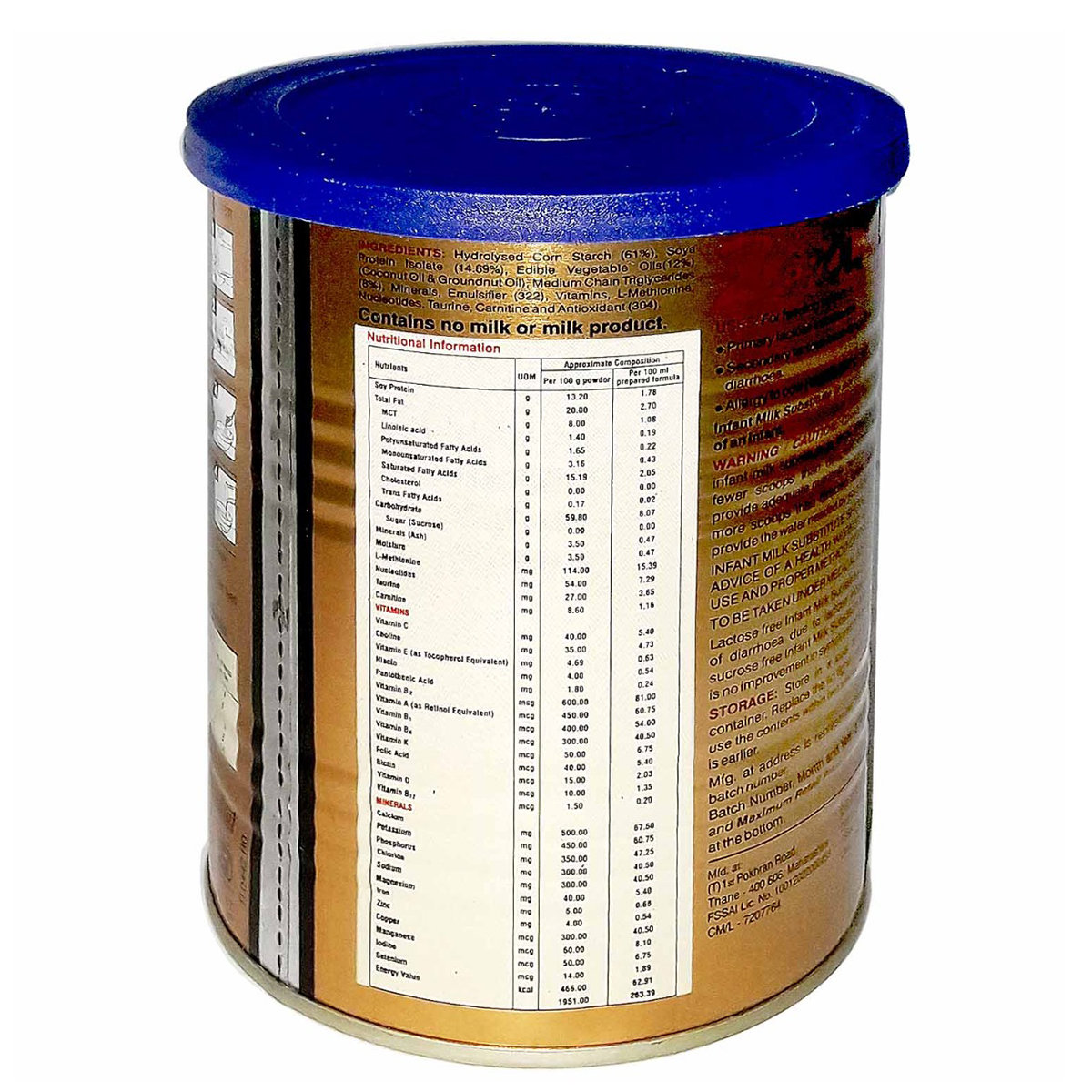 Zerolac Infant Formula, 400 gm Tin, Pack of 1 Zerolac Infant Formula, 400 gm Tin, Pack of 1