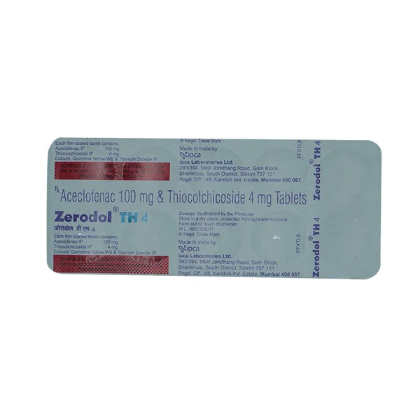 Zerodol TH 4 Tablet 10's, Pack of 10