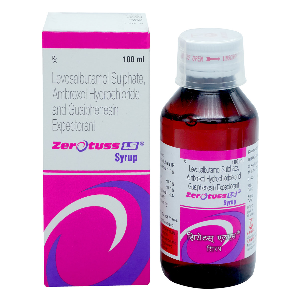 Zerotuss LS Syrup 100 ml, Pack of 1 SYRUP Zerotuss LS Syrup 100 ml, Pack of 1 SYRUP